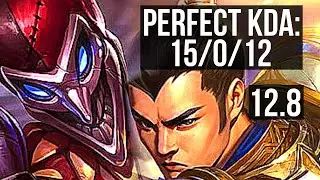 SHACO vs XIN ZHAO (JNG) | 15/0/12, 2.9M mastery, Legendary, 1700+ games | EUW Master | 12.8