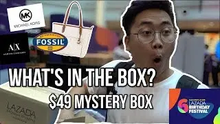 $29 & $49 LAZADA MYSTERY BOX! Lazada 6th Birthday event!