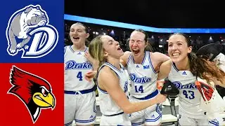 Drake vs Illinois State Full Game Quarterfinal Women's College Basketball 2025