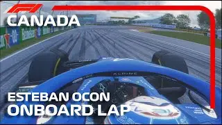 Esteban Ocon Canada A522 Onboard Lap: Assetto Corsa