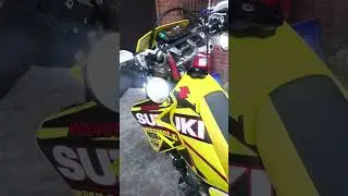 Suzuki DRZ 400 SM. Запуск на горячую