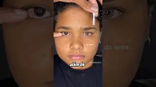 J&aacute; lente em olho ESCURO?? 👁️ #lentedecontato #maquiagem #lentesdecontato