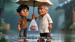दिल से अमीर लड़का #viral #cartoon #motivation #animation #hindi #highlights #tranding 