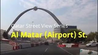 Al Matar St also known as (Old) Airport Road - Doha | Driving around Qatar