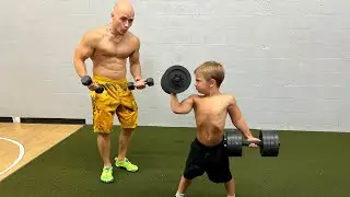 Как стать СИЛЬНЫМ?! 5-летний Пацан Подымает Тяжёлые Веса