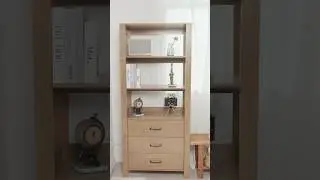 Versatile Wooden Bookshelf for Stylish Storage! 🌈📖