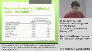 Biophysical effects of land-use and land cover changes, Part II