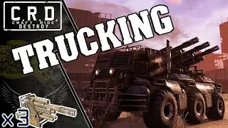 Crossout: [ Humpback & Executioner x3 ] TRUCKING  [ver. 0.9.130]