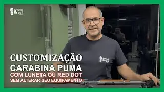 Instalação Picatinny/Suporte para Luneta ou RedDot em Carabina sem modificar a arma - #ArmeriaBrasil