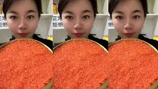 ASMR TOBIKO EGGS | FLYING FISH ROE | EXTREME EATING SOUNDS