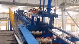 Fully automatic galvanizing plant for steel tube pipe