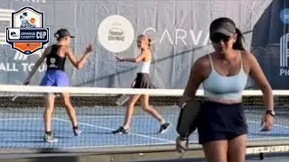 5.0 | RISING JUNIOR PLAYERS vs ASIAN PROS | Elsie Hendershot/Leah Jones vs Ken Tam/Mia Azizul |SoCal