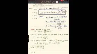 In finding out refractive index 50 vernier scale division = 49 MSD; 20 divisions&hellip; | JEE Mains 2024