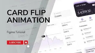 How To Create Card Flip Animation in Figma | Figma Tutorial