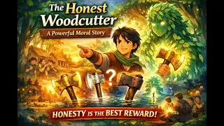 The Honest Woodcutter 🌿 | A Powerful Moral Story for Kids & Adults#honesty #kidsstory  #aistory