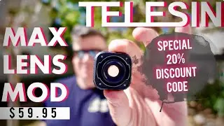 The MAX LENS MOD from Telesin is perfect for your GOPRO