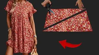 🌷 New Summer Trends ✂️ Very Easy Very Simple Design Dresses Size Fits All  New Idea Circular Dresses