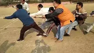 DPGS Moradabad-Teachers Game for fun in New Year Party