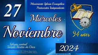 | Culto de Clausura HITE | Miércoles 27 de noviembre | 2024