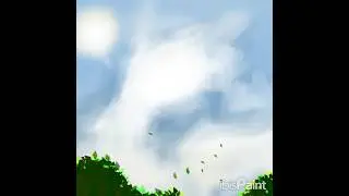 Sky Speedpaint #speedpaint #art #funny #sky #clouds #music #roblox #forsaken