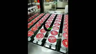 Chili sauce cup filling and sealing machine