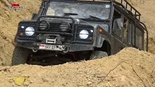 RCModelex Land Rover Defender 110 Scale Offroad Adventures at Tampines Quarry Devil's Backbone