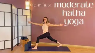 Moderate Hatha Yoga | Full Body Integration | 45 minutes