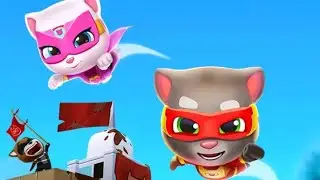talking tom gold run gameplay