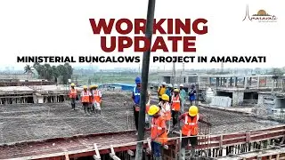 Construction of 35 Minister Bungalows in Amaravati | Fast-Track Progress by APCRDA | #amaravati