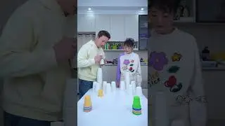 Cup Matching Challenge Parent-Child Games Fun Games Party Games Family Games Games #3