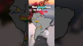 Most wanted lands by each South American country #mapping #geography #maps #country