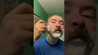 ASMR Merkur 38C razor, West coast shaving Gatsby scratchy shave #shorts