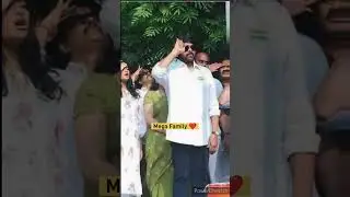 Chiranjeevi Garu Salute the Flag 🇮🇳 #family #megastar #trending #viralshort #youtuber #shortsfeed