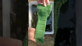 Swatch blocking #knitting #swatch #blocking