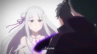 Subaru uses Unseen Hands (Invisible Providence) to save Emilia from Regelus' curse #rezero #subaru