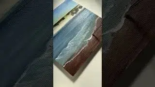 Sunset painting 🌅for beginners 🤩easy painting |art tutorial #art #shorts #acrylicpainting
