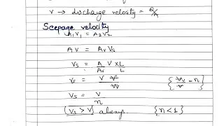 Soil mechanics-3.2 | seepage velocity | Shubham sarathe