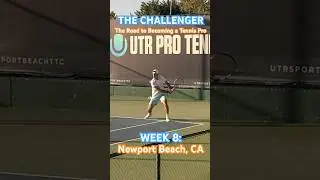 THE CHALLENGER | The Road to Becoming a Tennis Pro | Week 8 - Newport Beach, CA, USA #shorts #tennis