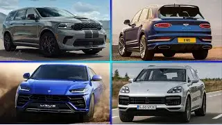 Top 10 most powerful SUVs in the world (2021) | Durango SRT, jeep trackhawk, urus, bentayga