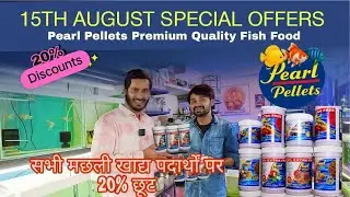 Pearl Pellets foods available in Chess Queen Aqua pets JP nagar Bangalore 