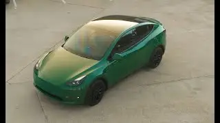 Tesla Model Y gets STEK DYNOgreen PPF | British Racing Green