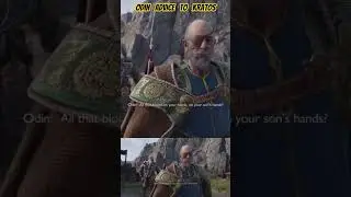 Kratos Odin Altercation - 1 #godofwarragnarok #godofwar #kratos #gaming #ps5 @EAFC27  #eafc27 #game