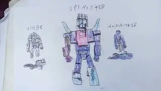 spinister and singe and hairsplitter transformers g1 marvel comics