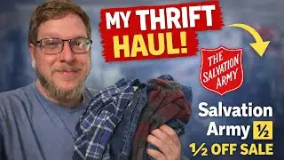 My Thrift Haul from Salvation Army’s 1/2 Off Sale