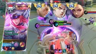GAMEPLAY BAR BAR FREYA JUNGLER VS META ESTES & IXIA!!! LOCK IXIA SAMPE COKLAT!! - Mobile Legends
