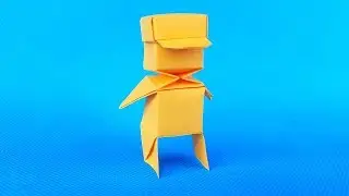 折纸王子教你折纸超级马里奥，一张纸就够了，简单易学 origami easy tutorial 折り紙 簡単教程