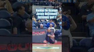 Ranidel De Ocampo, TNT Jersey retirement Part 1