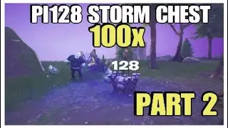 100 Pl128 Storm Chests | Insane Amount Of Loot | Fortnite Save The World