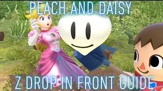 Z drop in front Peach and Daisy Tech SSBU
