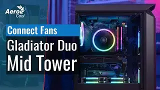 Корпус Gladiator Duo Mid Tower - Как подключить вентиляторы и сторонние аксессуары к хабу